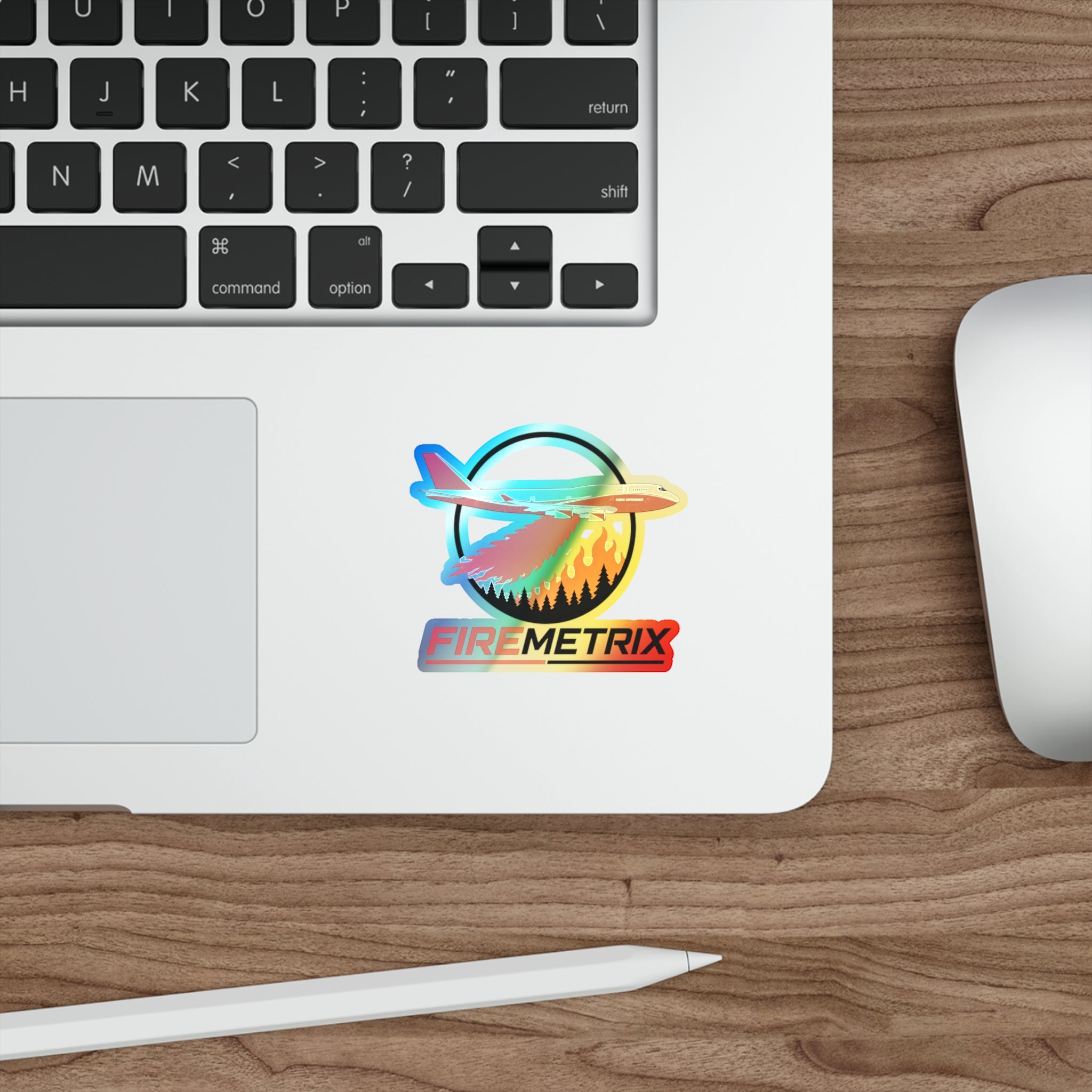 FireMetrix Wildfire App Holo Sticker