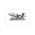 Too Big for FedEx, Just Right for FredEx Sticker - Cargo Plane Die-Cut Sticker