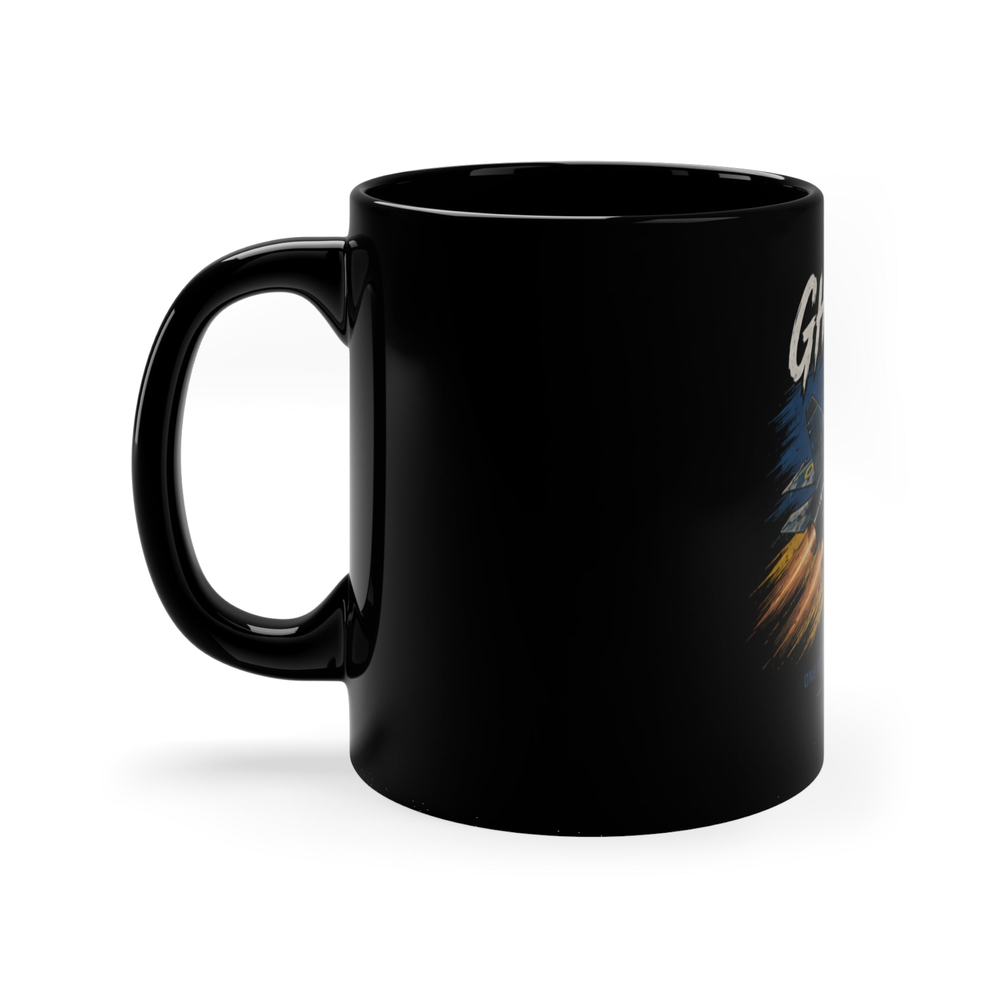 Ghost of Kyiv Coffee Mug — Ukrainian Fighter Jet 11oz