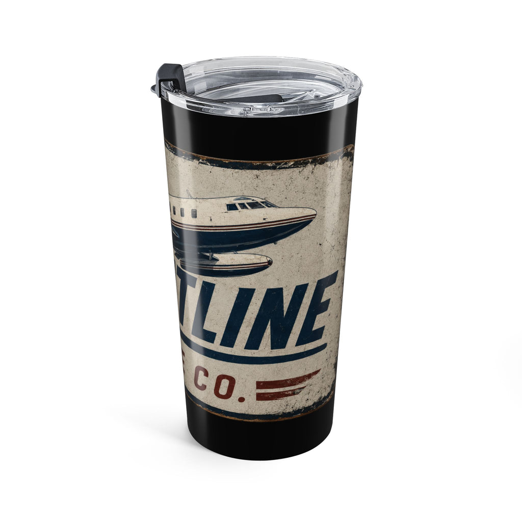 Aviation Vintage 20oz Tumbler — Flightline Retro Travel Coffee Cup