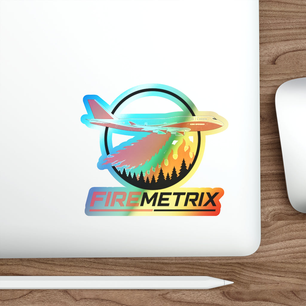 FireMetrix Wildfire App Holo Sticker