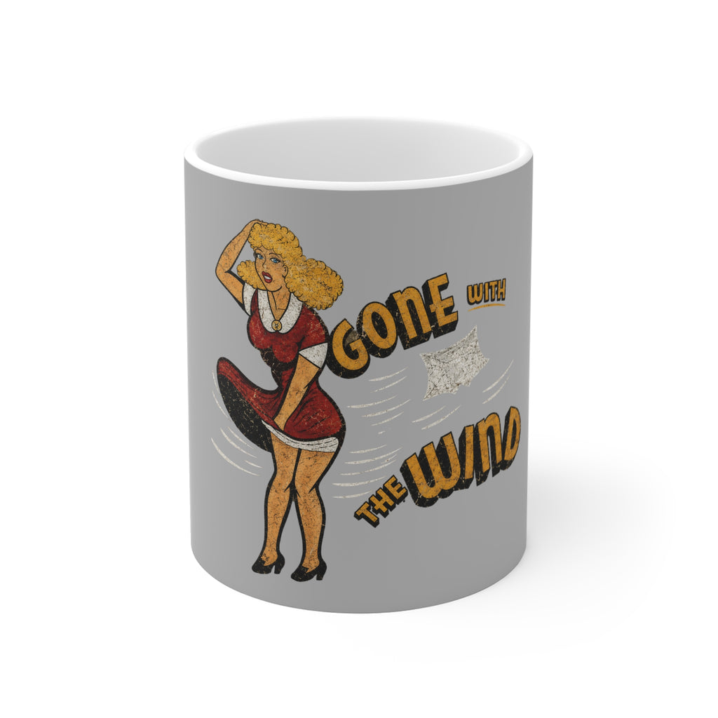 Gone With The Wind Vintage Pinup Coffee Mug — Retro 11oz Ceramic Gift