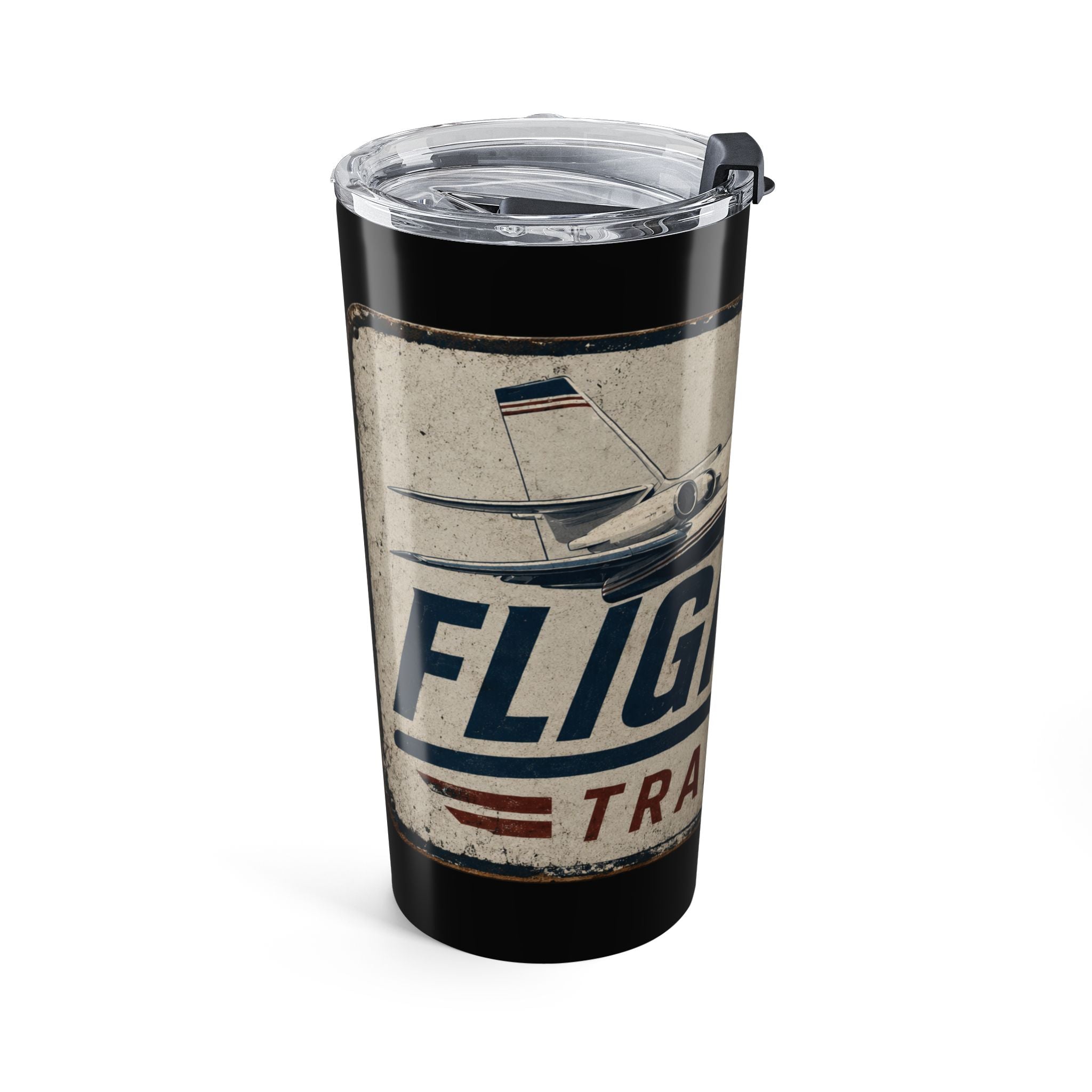 Aviation Vintage 20oz Tumbler — Flightline Retro Travel Coffee Cup