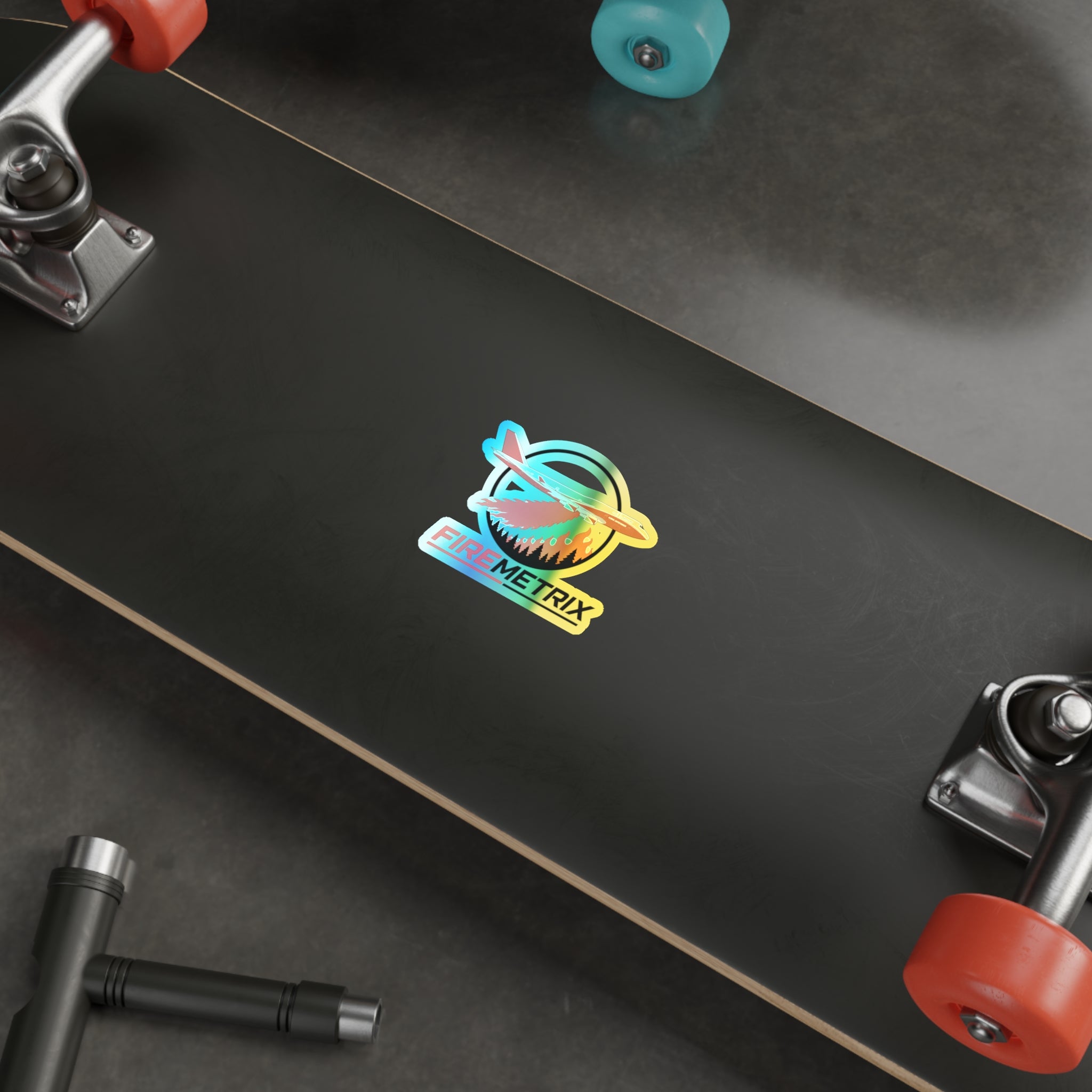 FireMetrix Wildfire App Holo Sticker