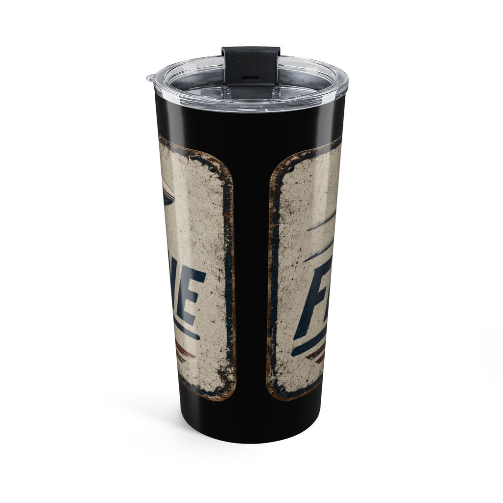 Aviation Vintage 20oz Tumbler — Flightline Retro Travel Coffee Cup