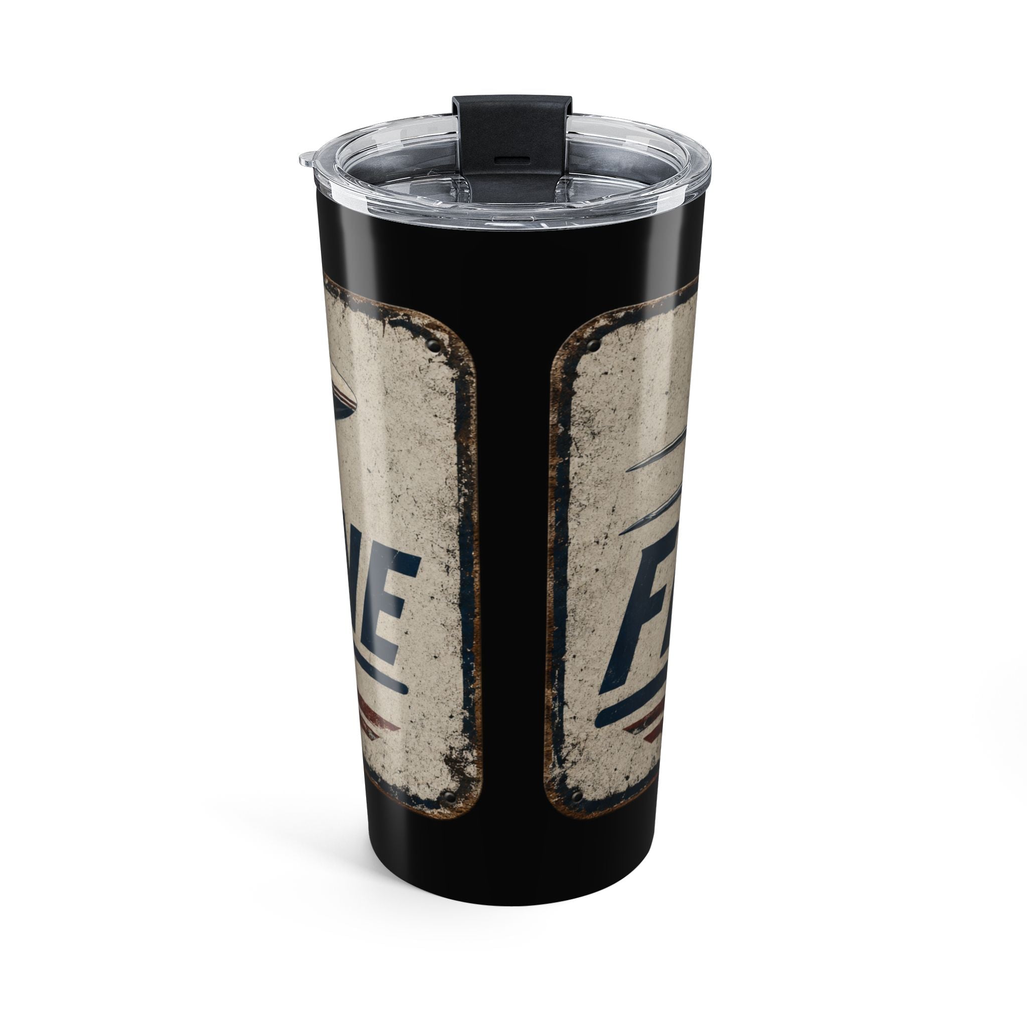 Aviation Vintage 20oz Tumbler — Flightline Retro Travel Coffee Cup
