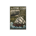 Vintage 'The Flying Cloud' Metal Sign – Nautical Airplane Retro Wall Art