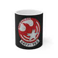 Red Eagles 4477th TES Coffee Mug — Vintage Military Emblem 11oz