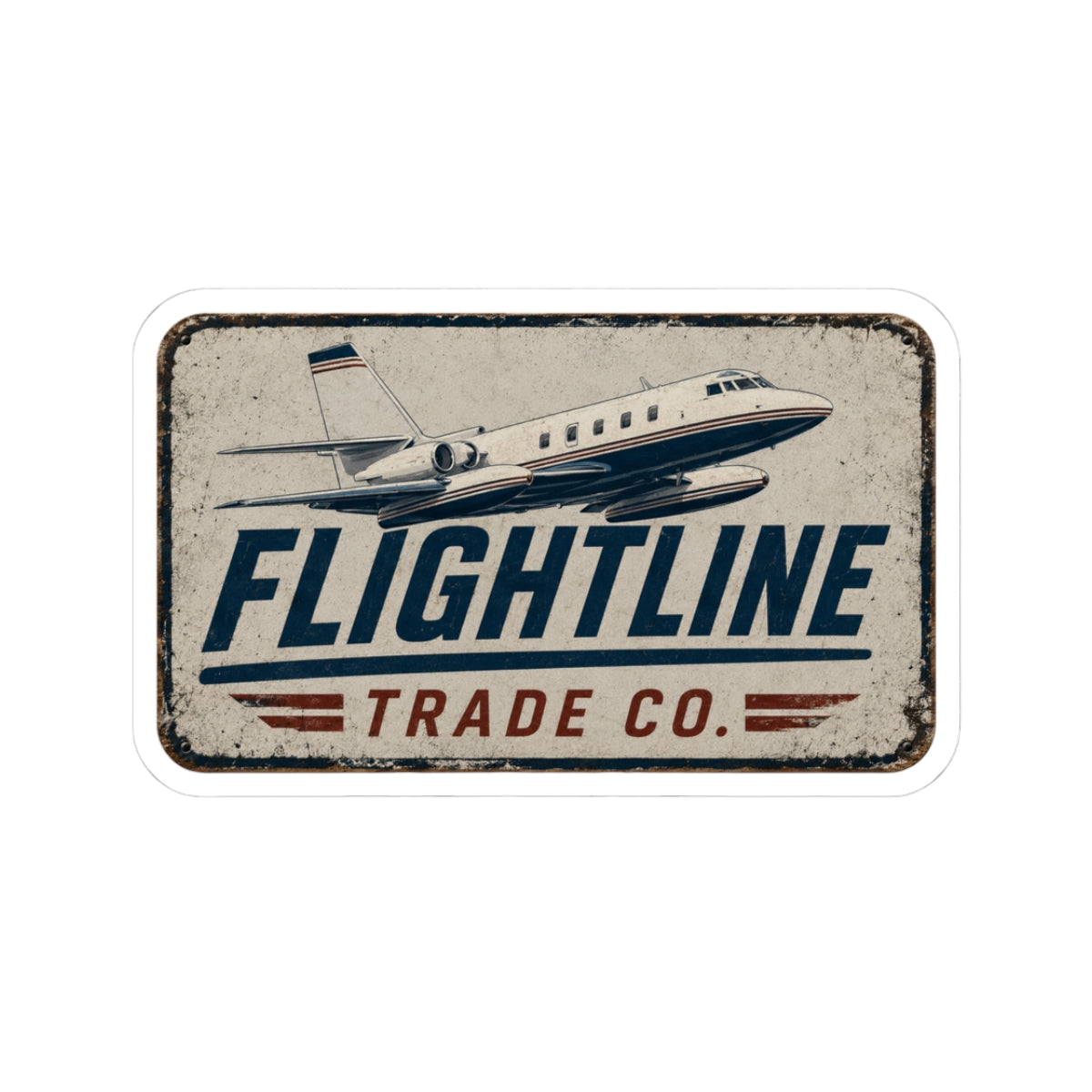 Flightline Trade Co. Sticker