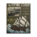 Flying Cloud Vintage Airship Canvas Print — 'The Flying Cloud' Stretched Satin Wall Art