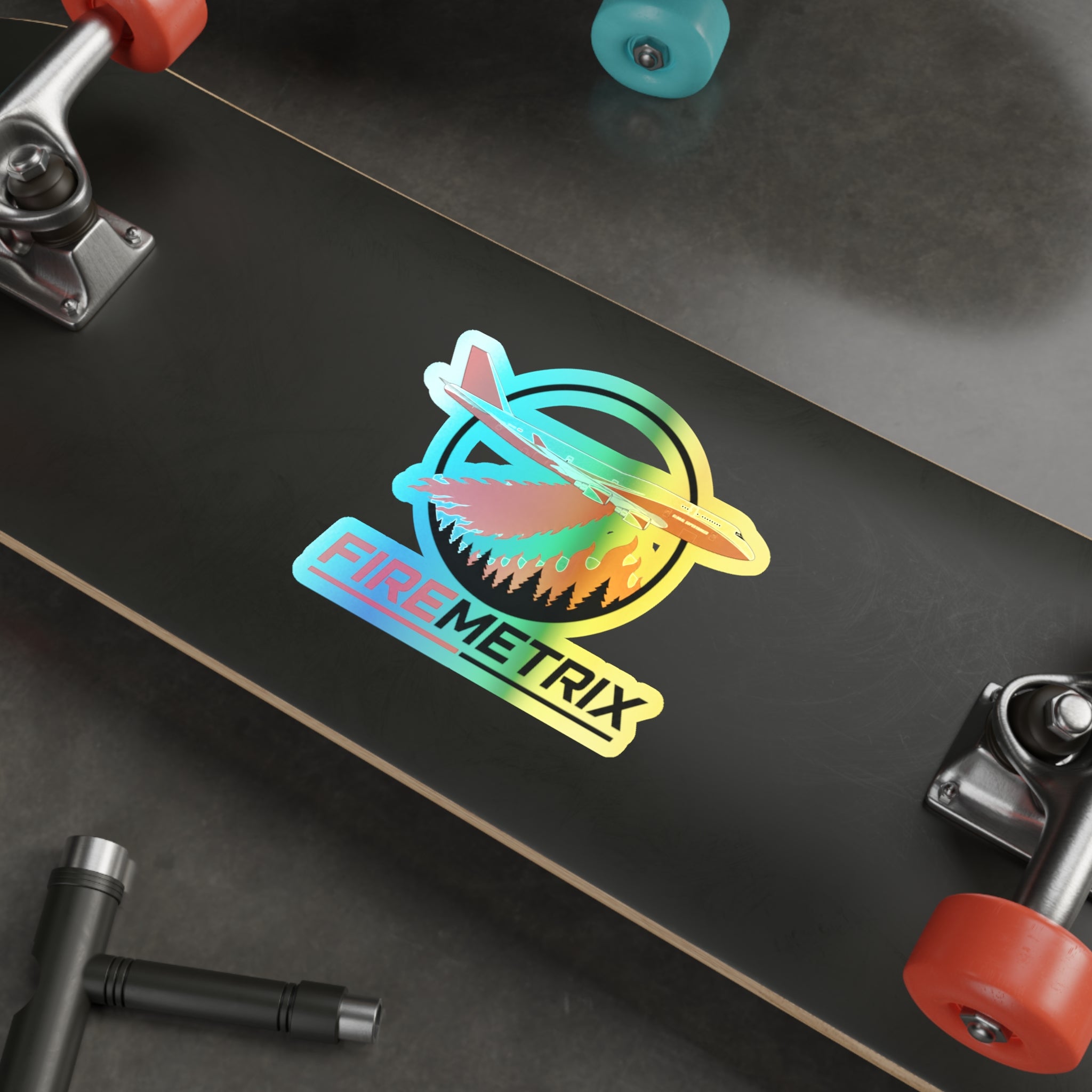 FireMetrix Wildfire App Holo Sticker
