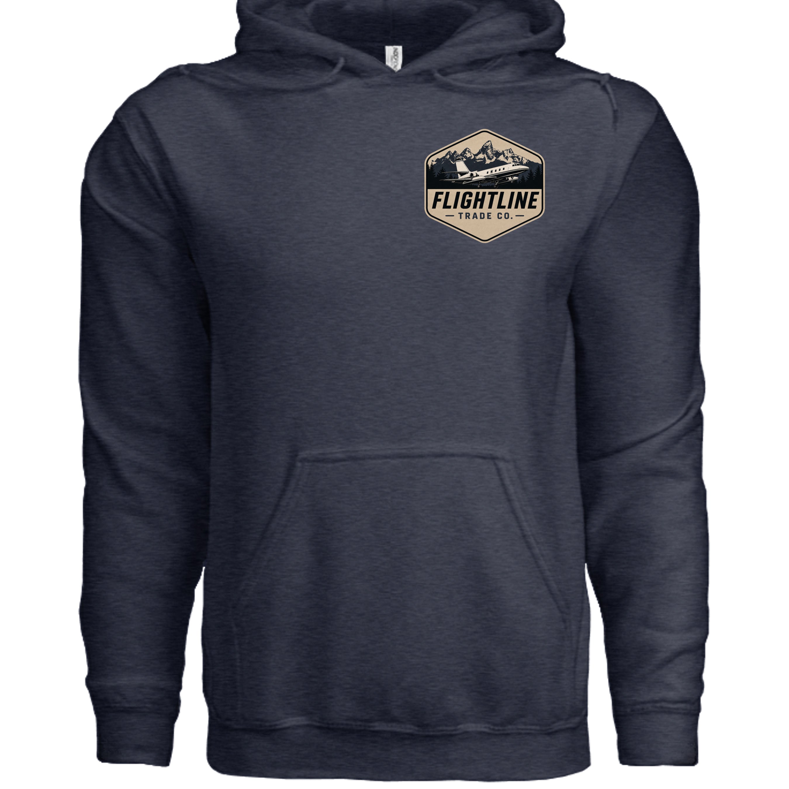 Classic Navy Heather - SS4500 - FRONT