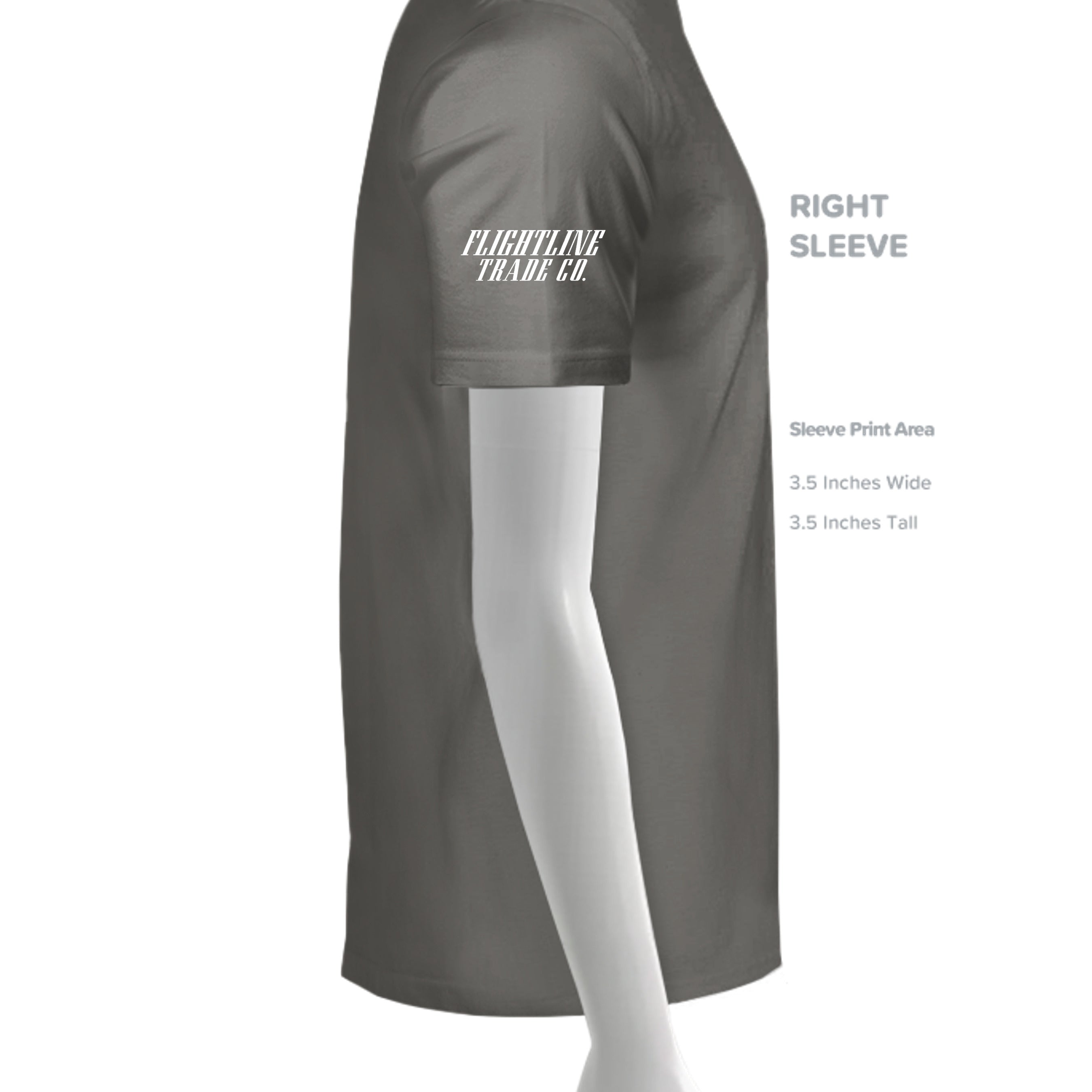 Heathered Charcoal - DM130 - SLEEVE_RIGHT