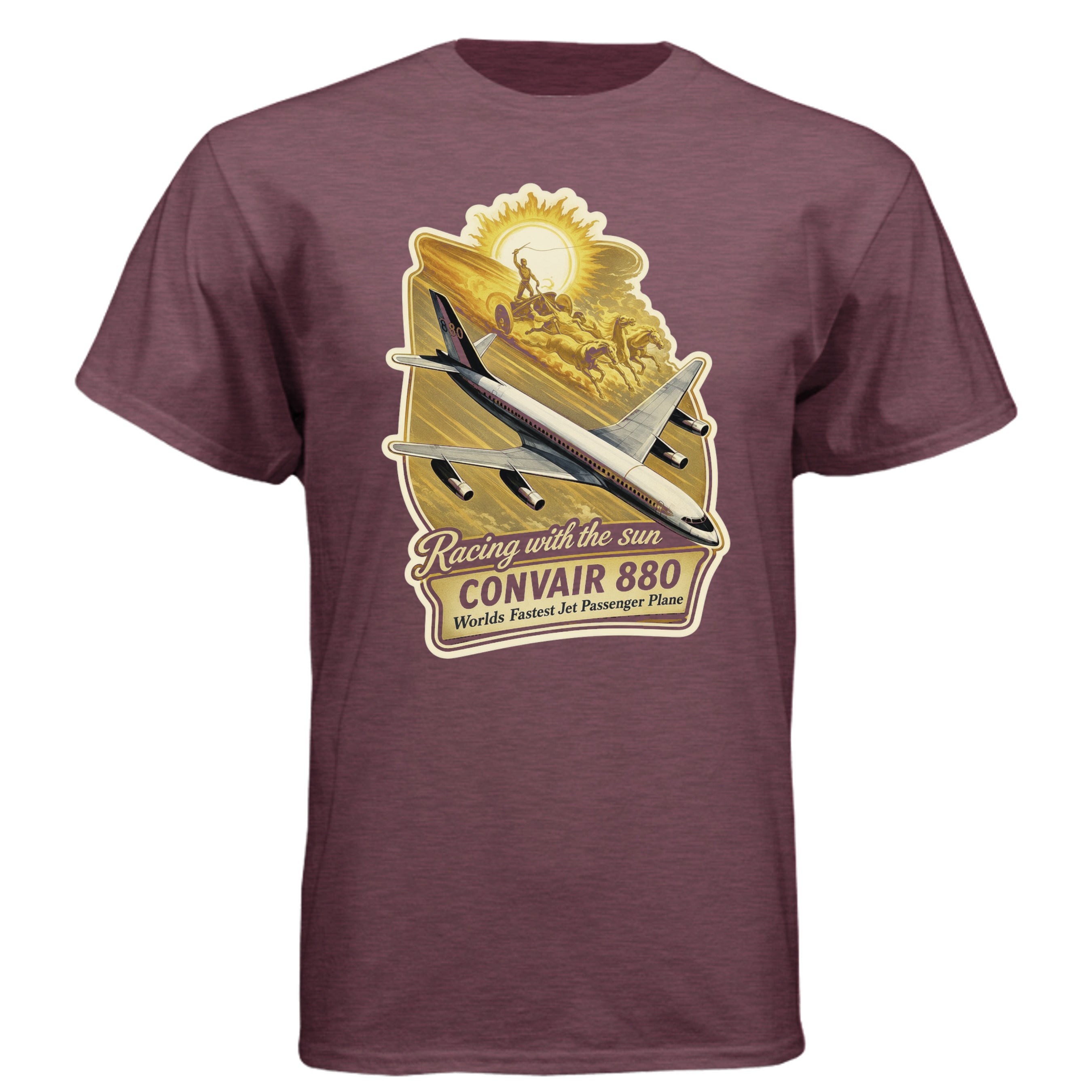 Heather Maroon - N6210 - FRONT