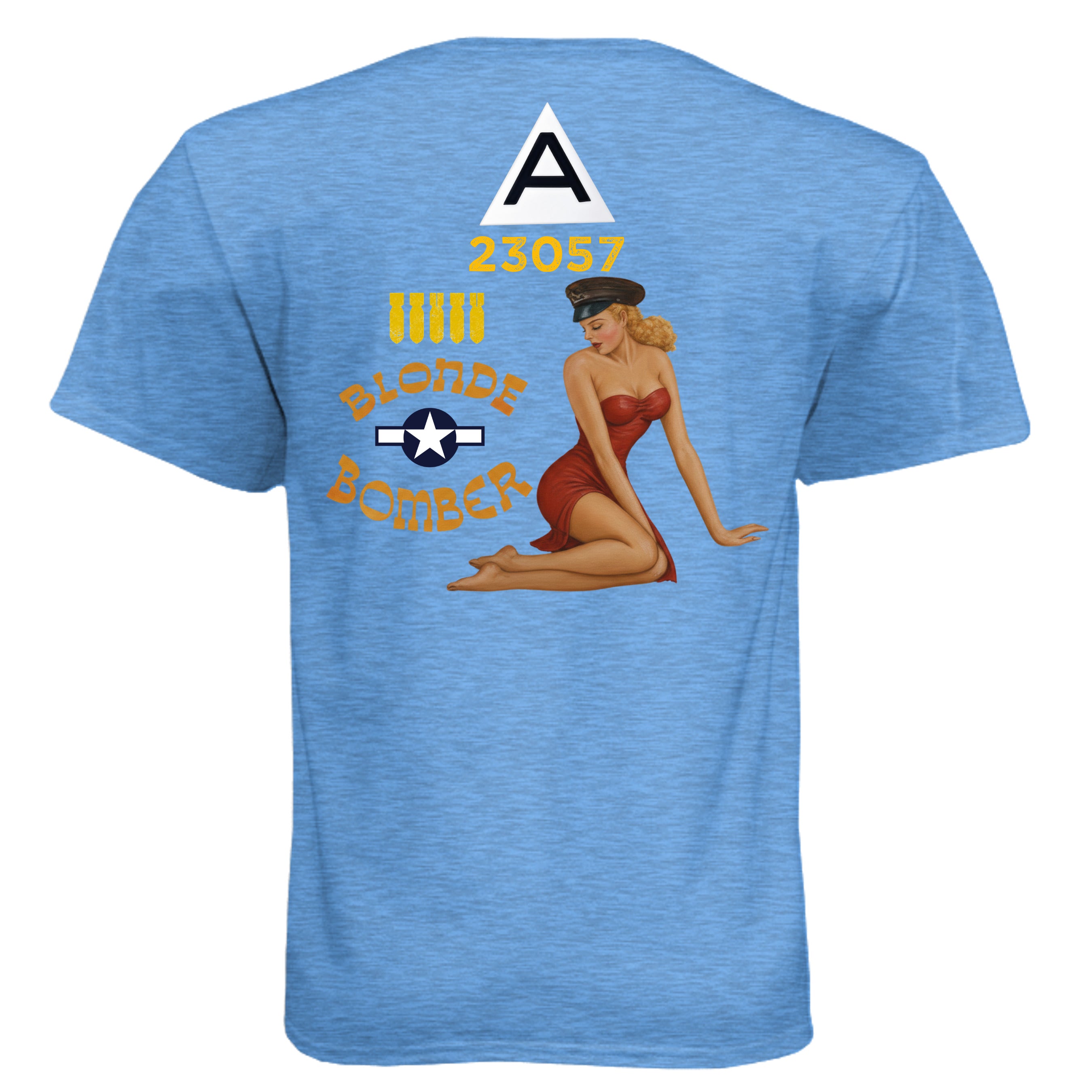 Heather Columbia Blue - N6210 - BACK