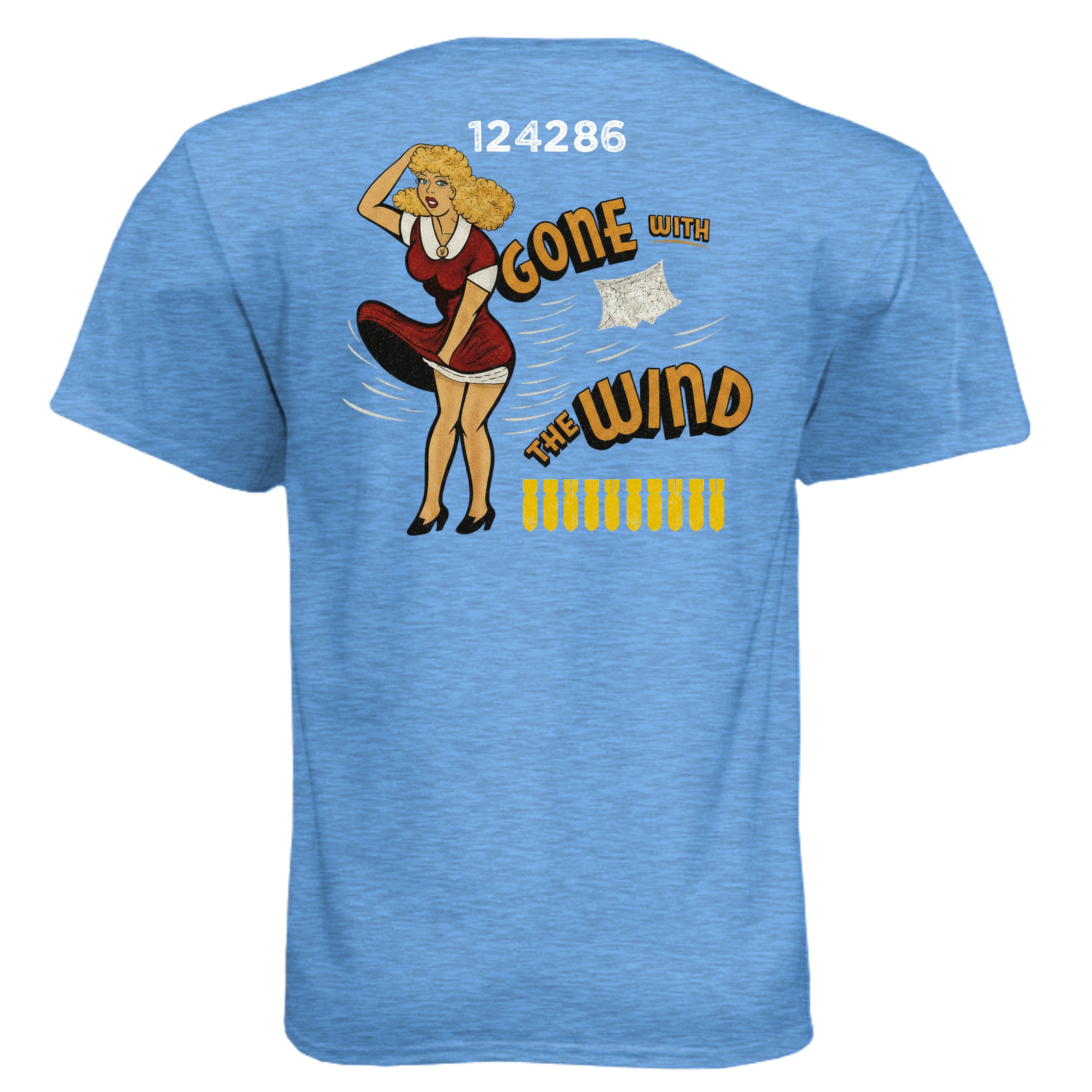 Heather Columbia Blue - N6210 - BACK