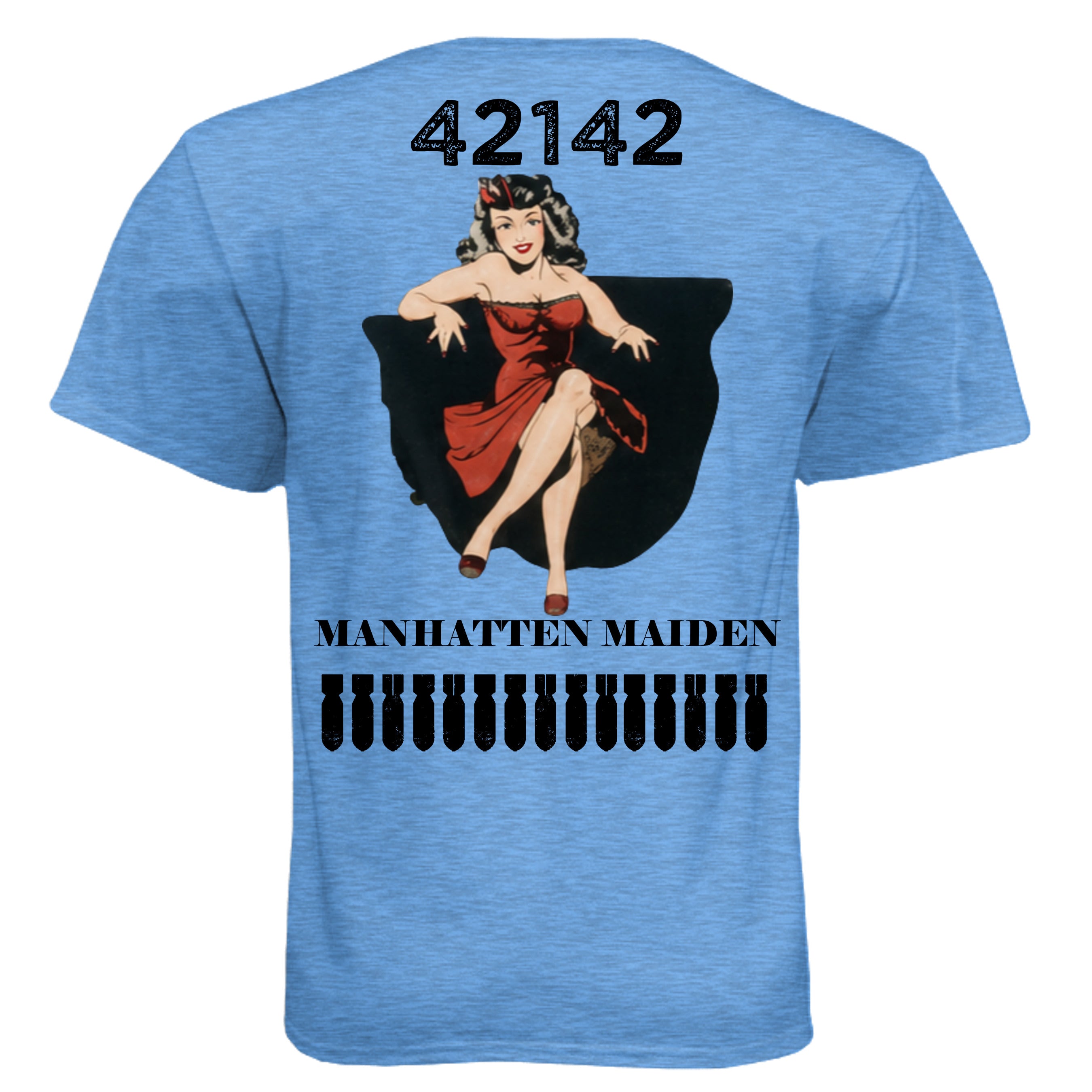 Heather Columbia Blue - N6210 - BACK