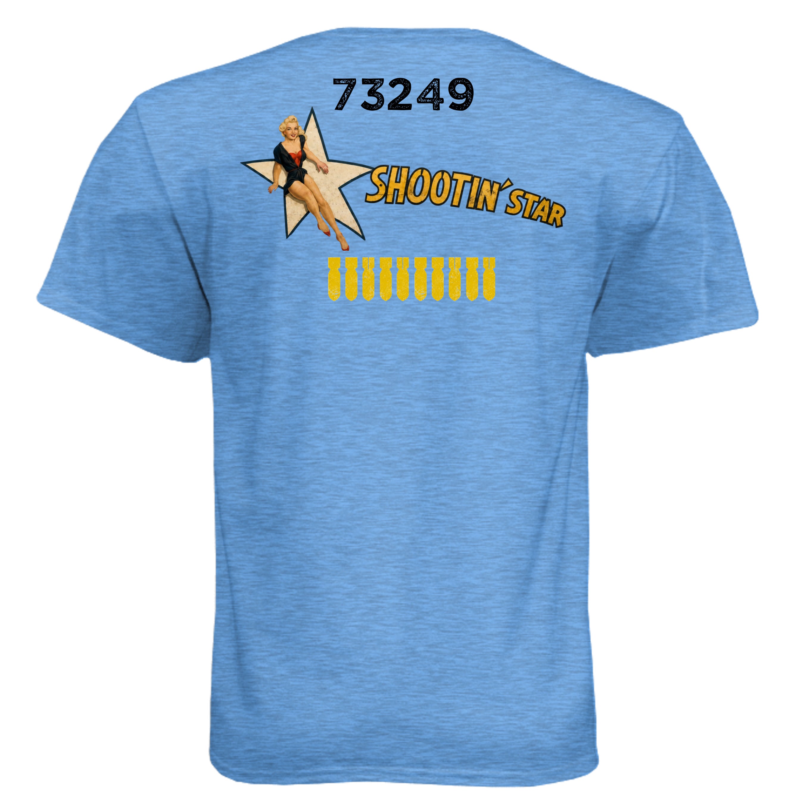 Heather Columbia Blue - N6210 - BACK