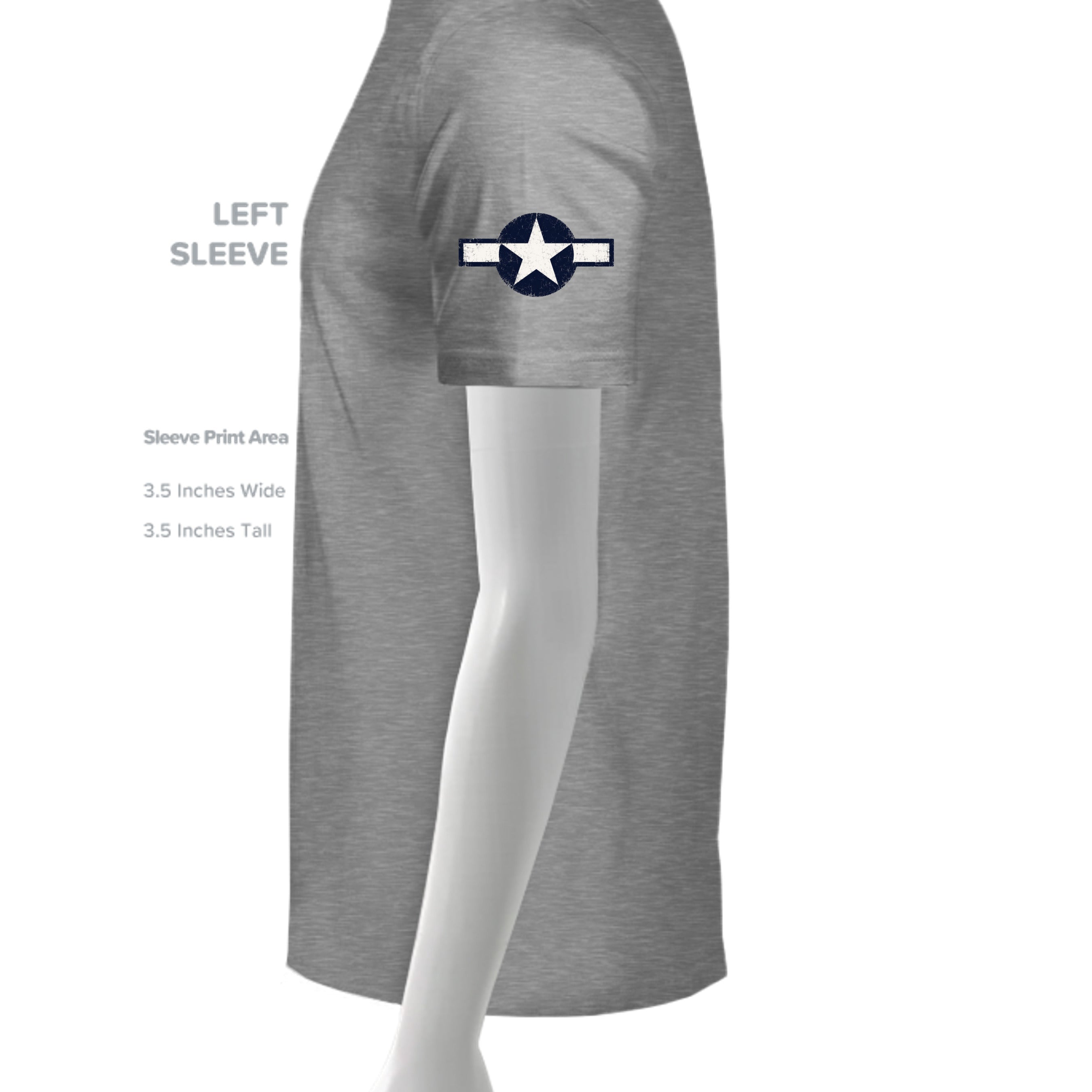 Dark Heather Grey (60/40) - N6210 - SLEEVE_LEFT