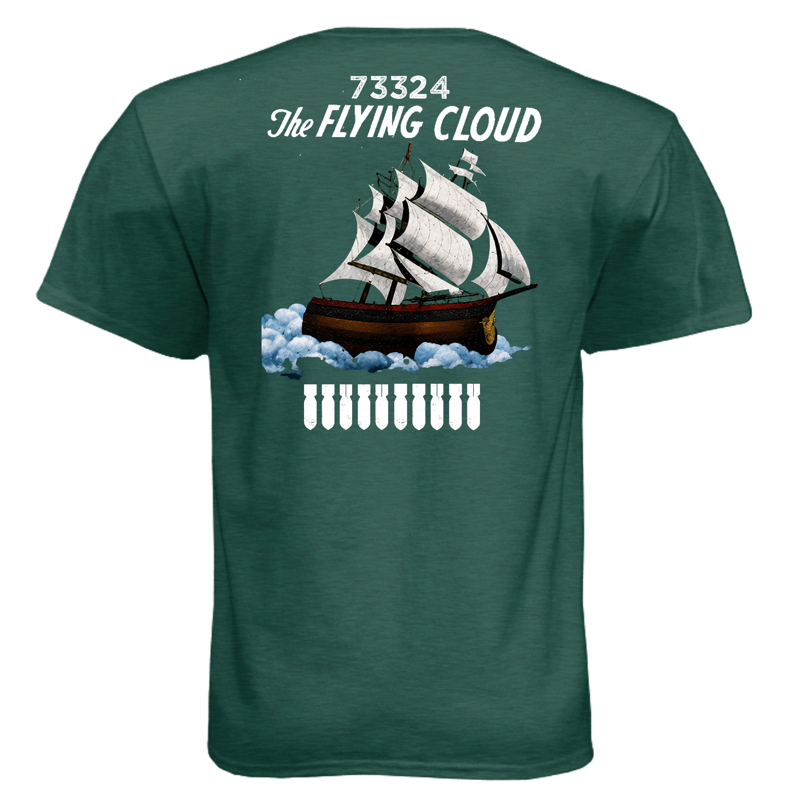 Heather Forest Green - N6210 - BACK
