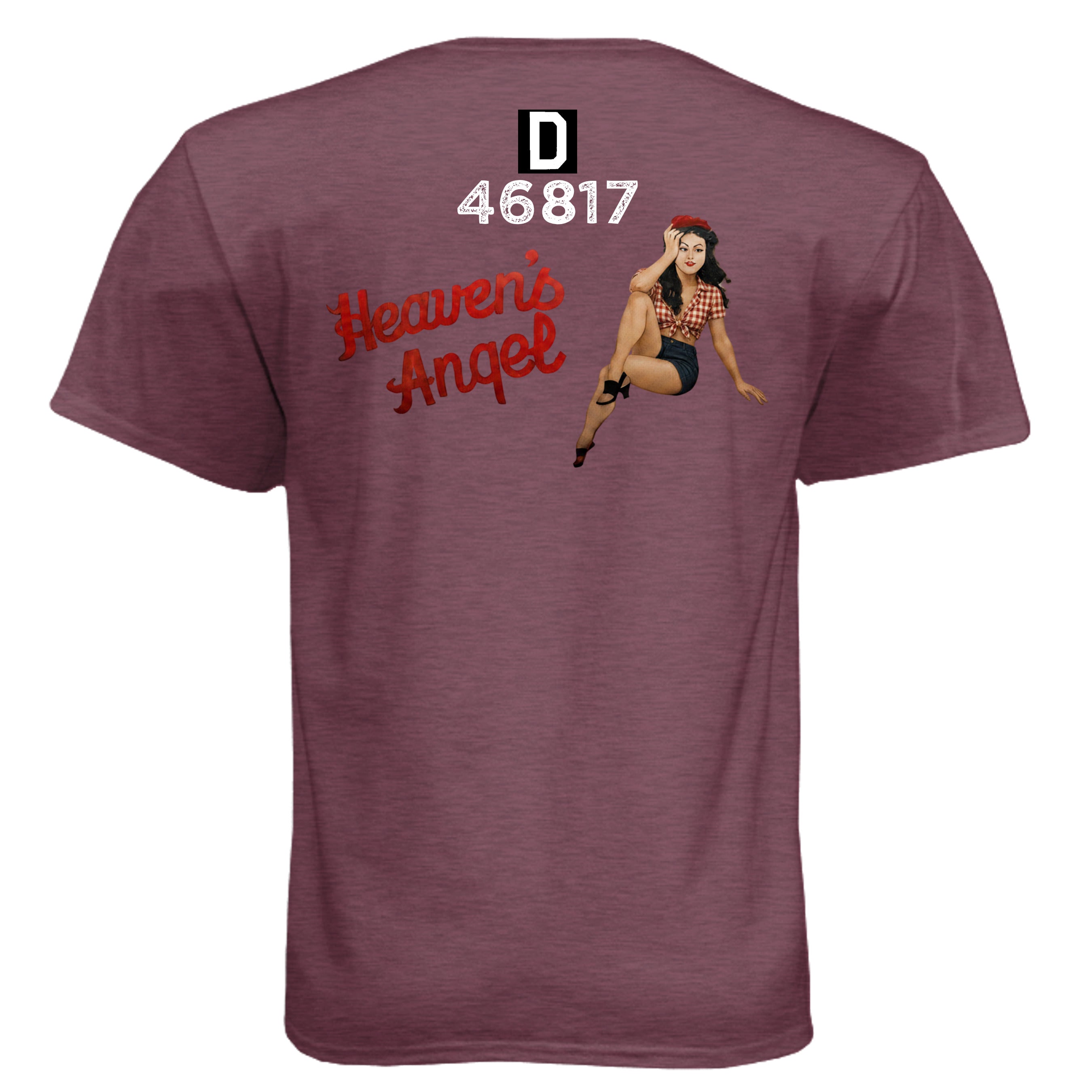 Heather Maroon - N6210 - BACK