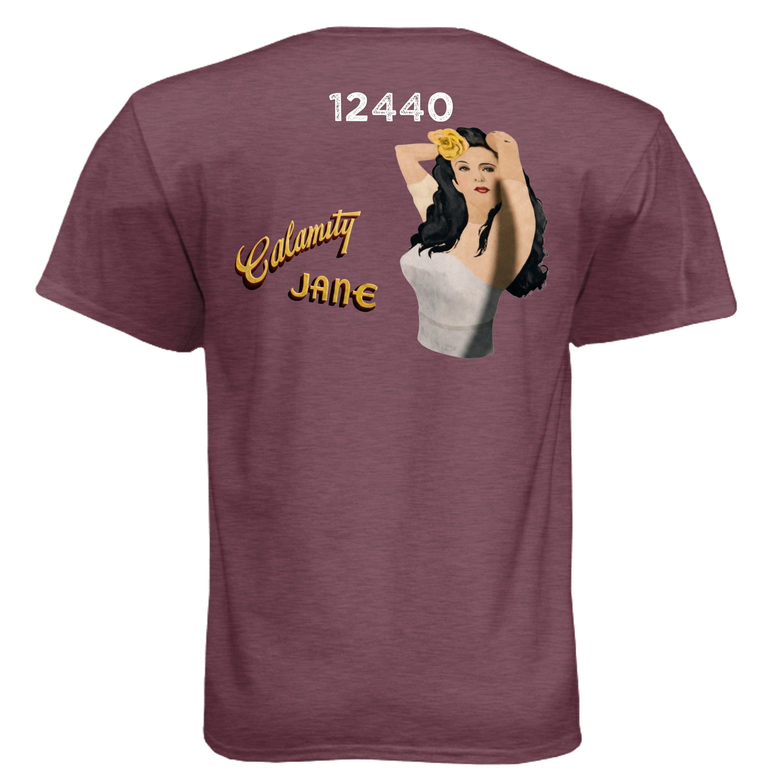 Heather Maroon - N6210 - BACK