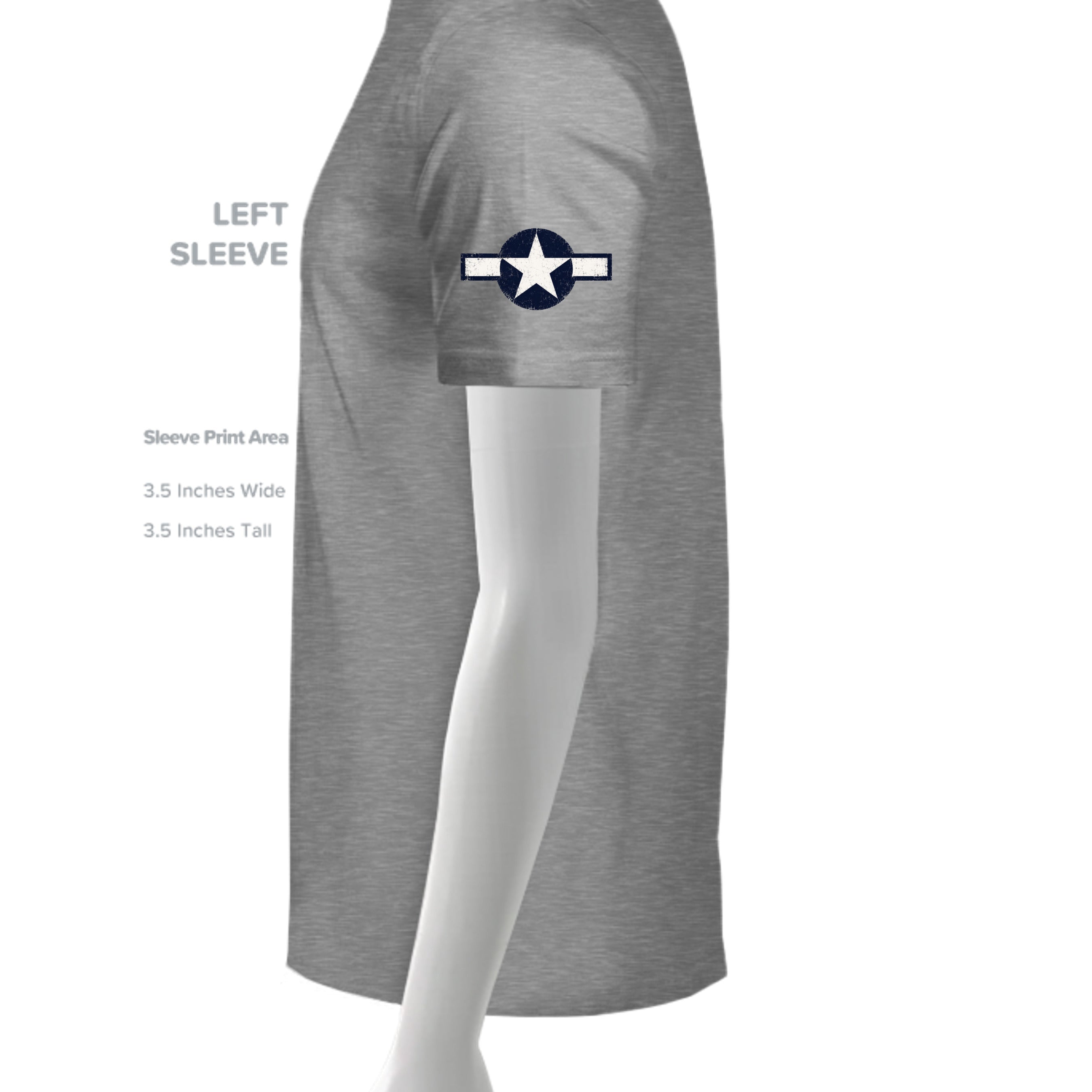 Dark Heather Grey (60/40) - N6210 - SLEEVE_LEFT