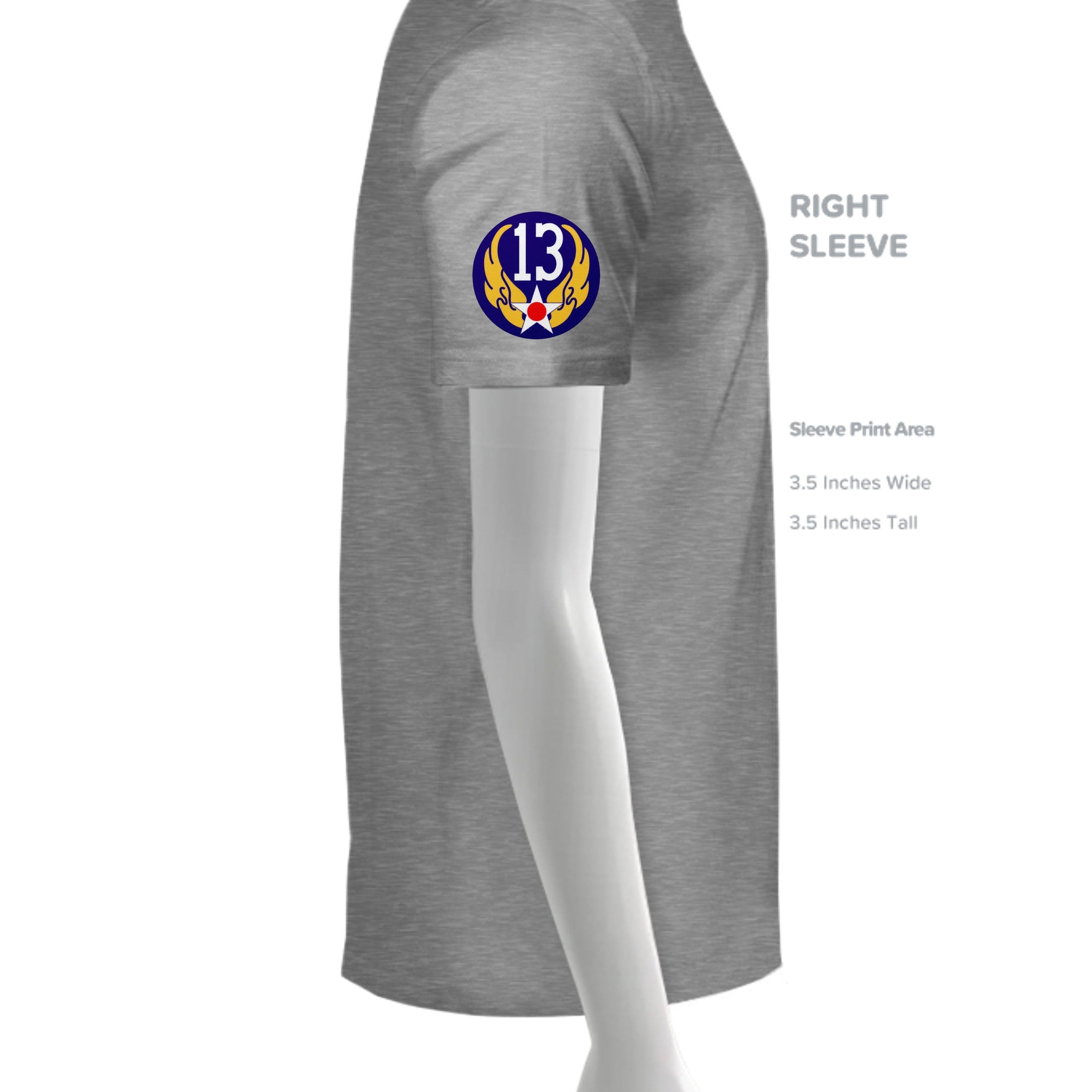 Dark Heather Grey (60/40) - N6210 - SLEEVE_RIGHT