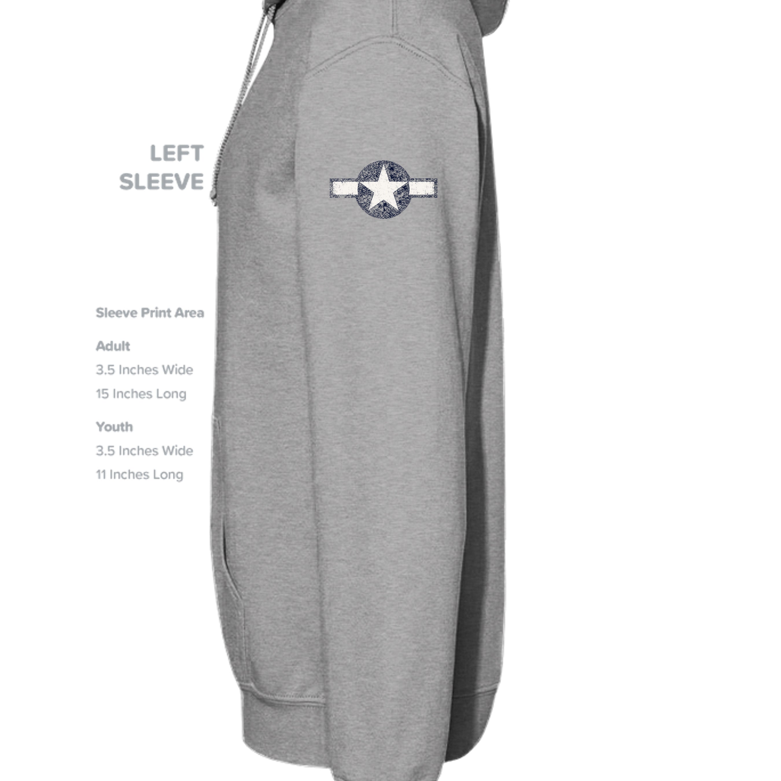 Grey Heather - SS4500 - SLEEVE_LEFT