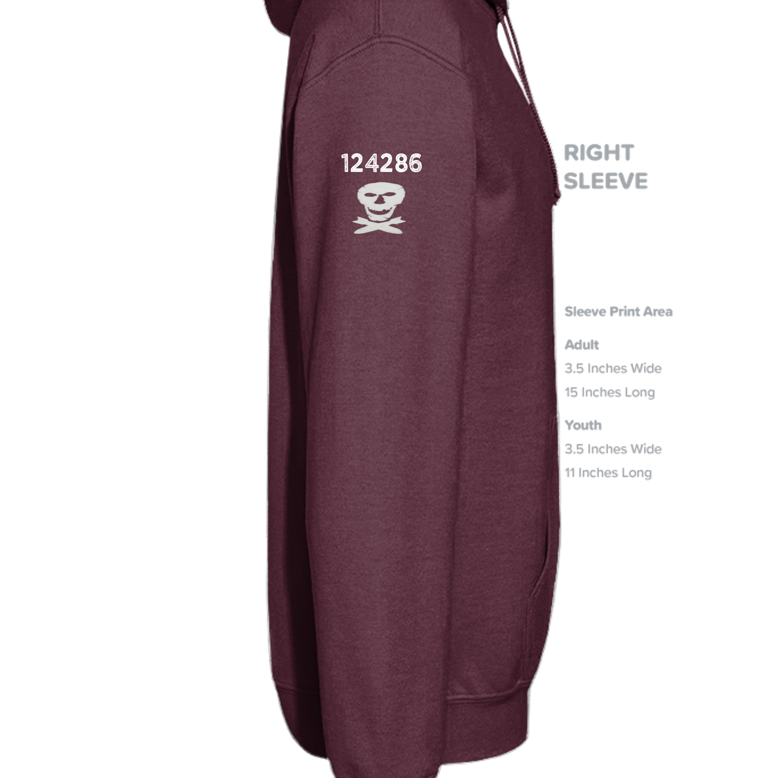 Maroon - SS4500 - SLEEVE_RIGHT