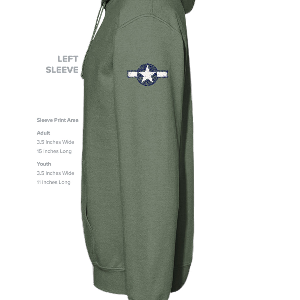 Military Green Heather - 996 - SLEEVE_LEFT