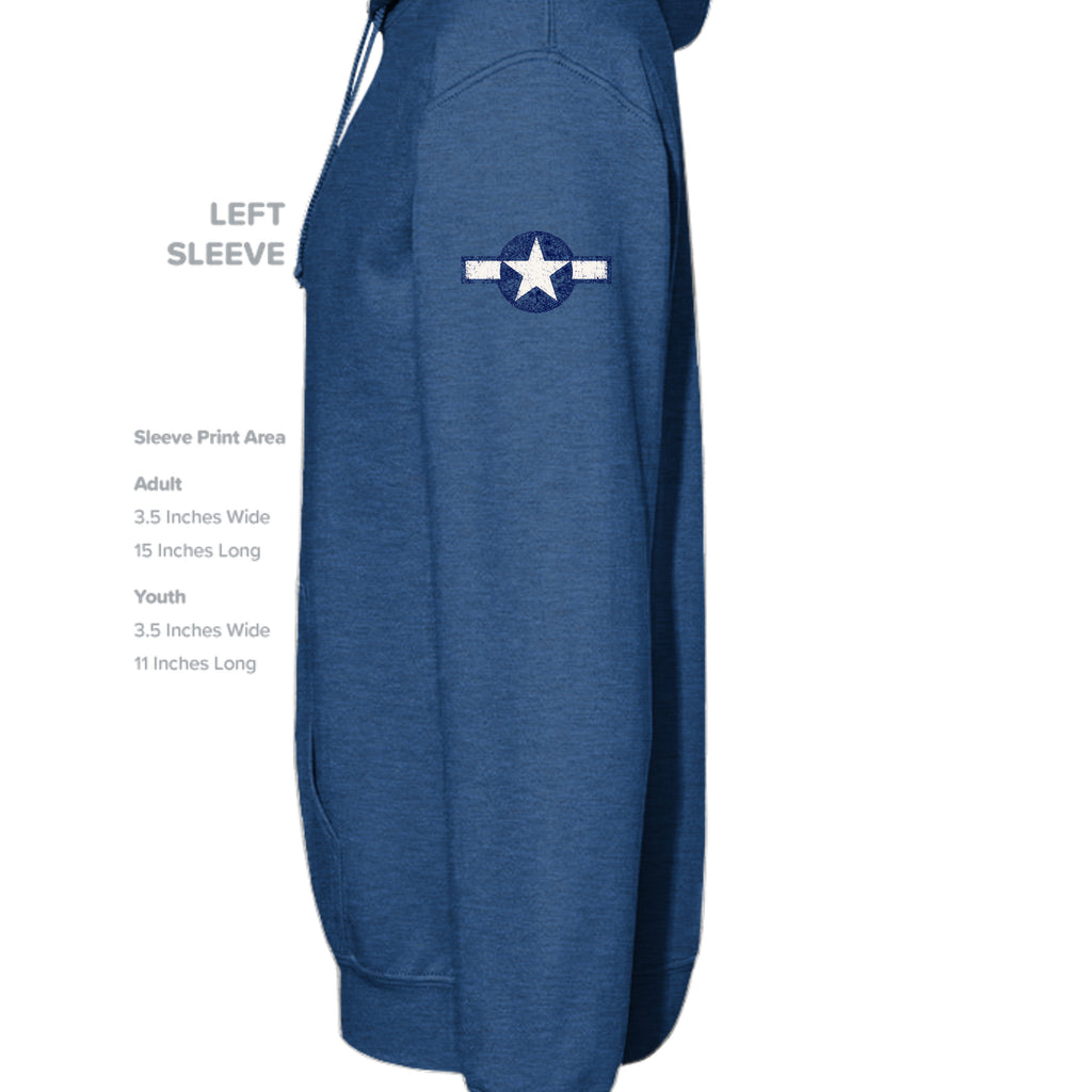 Vintage Heather Blue - 996 - SLEEVE_LEFT