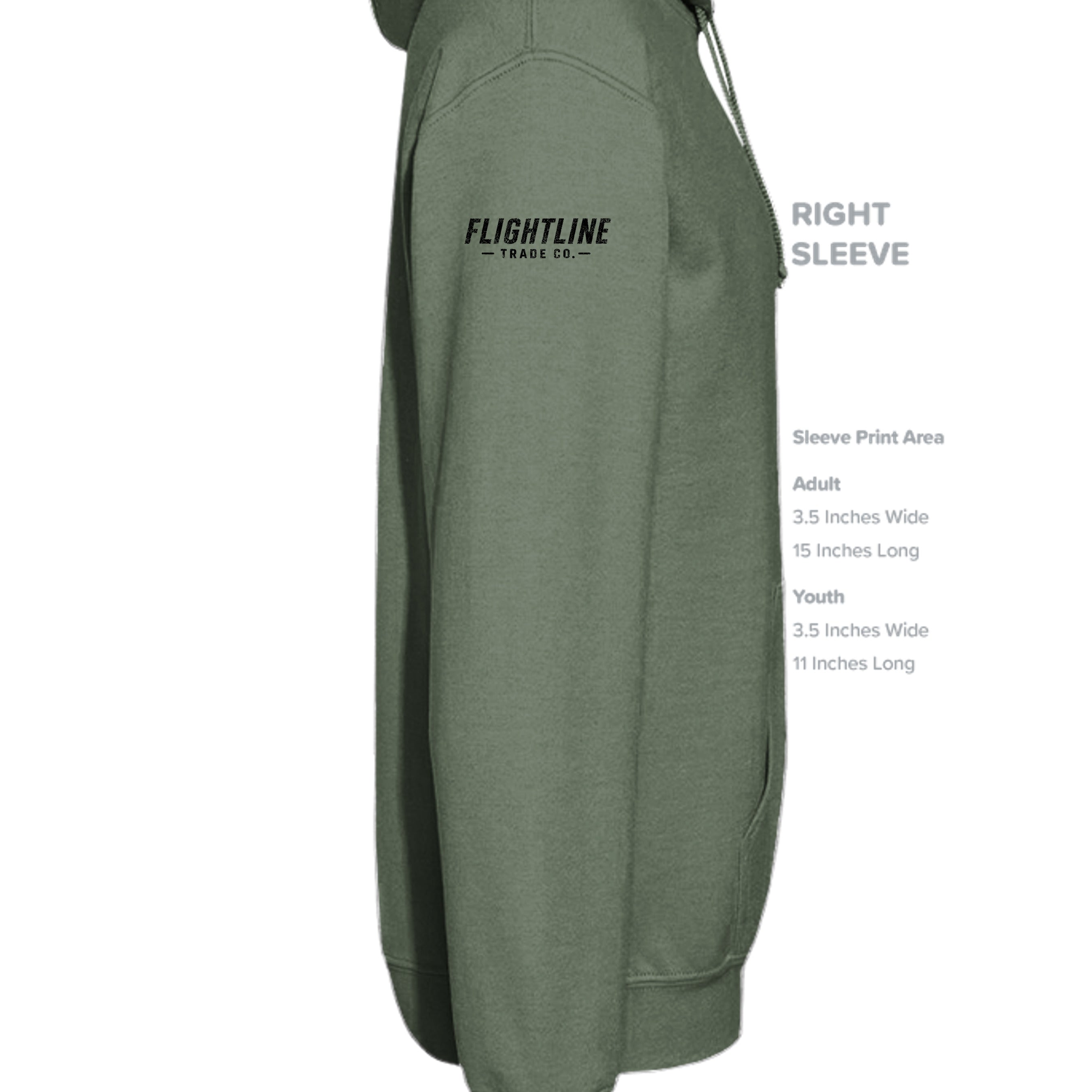 Military Green Heather - 996 - SLEEVE_RIGHT