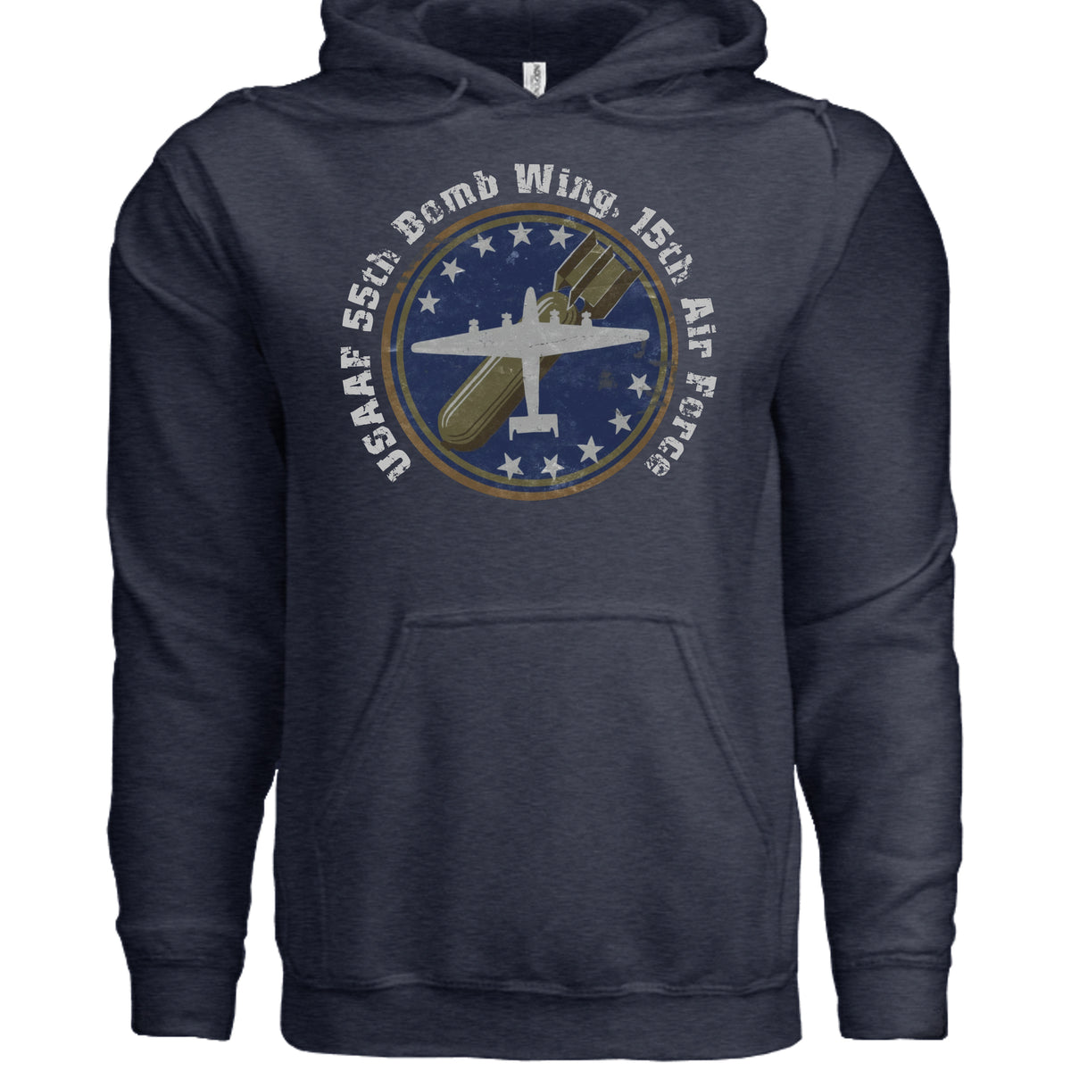 Classic Navy Heather - SS4500 - FRONT