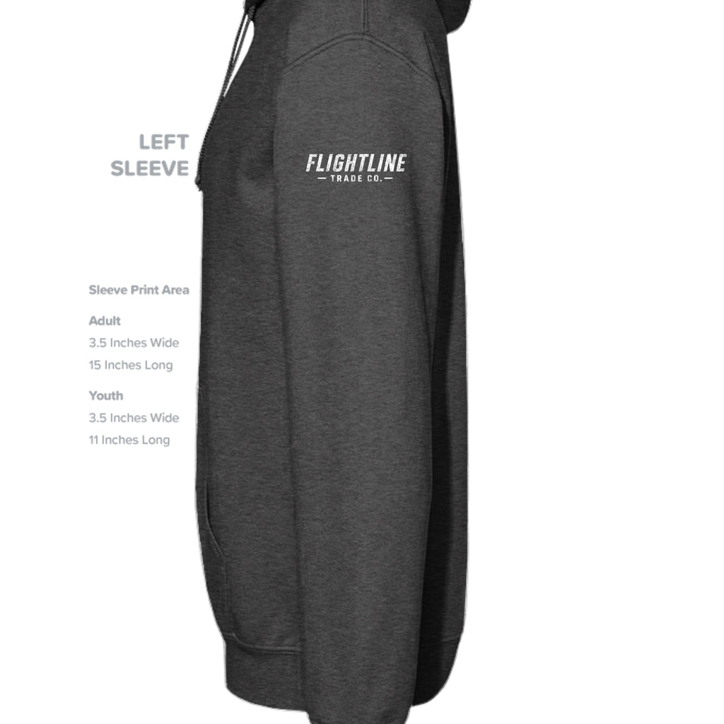 Charcoal Heather - SS4500 - SLEEVE_LEFT