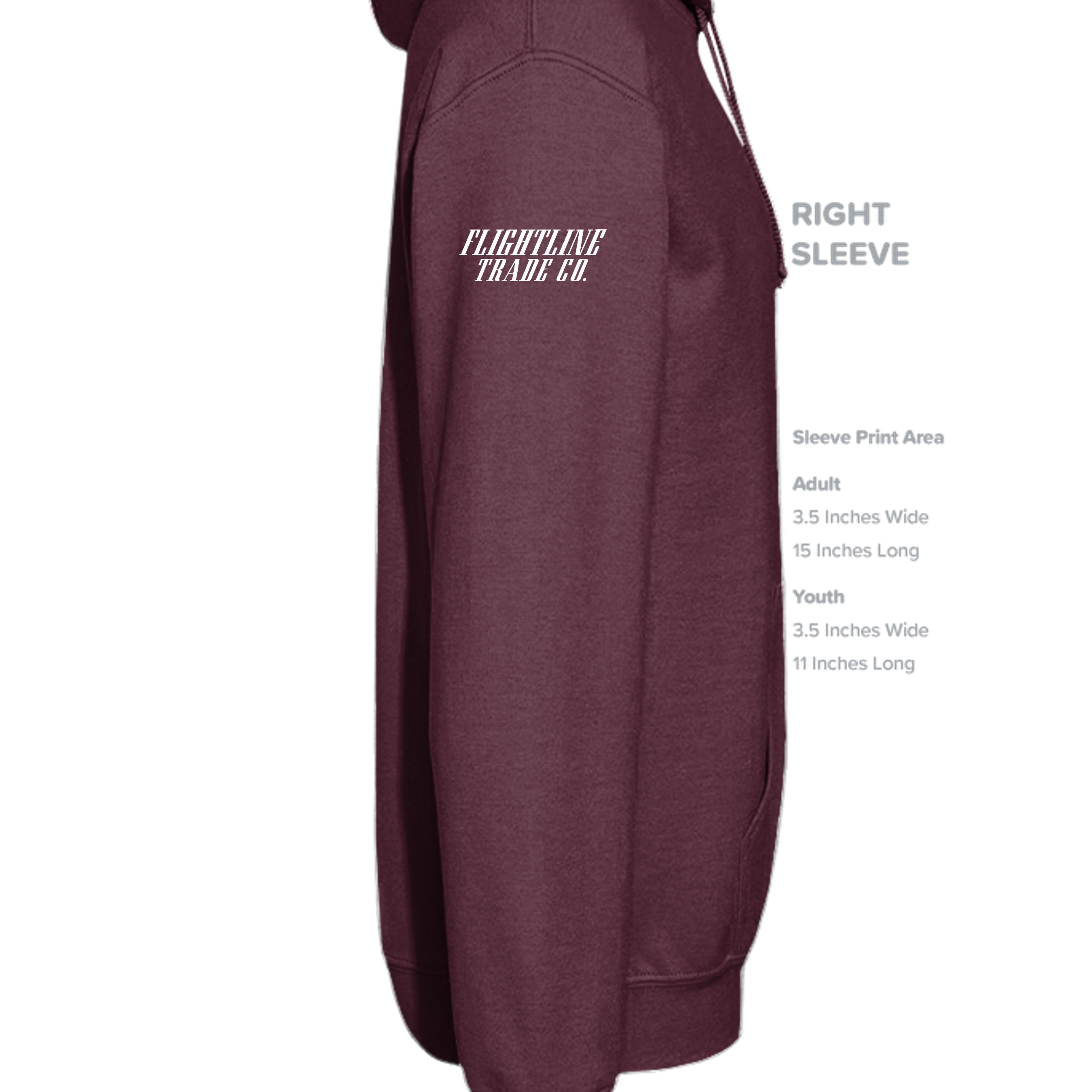 Maroon - SS4500 - SLEEVE_RIGHT