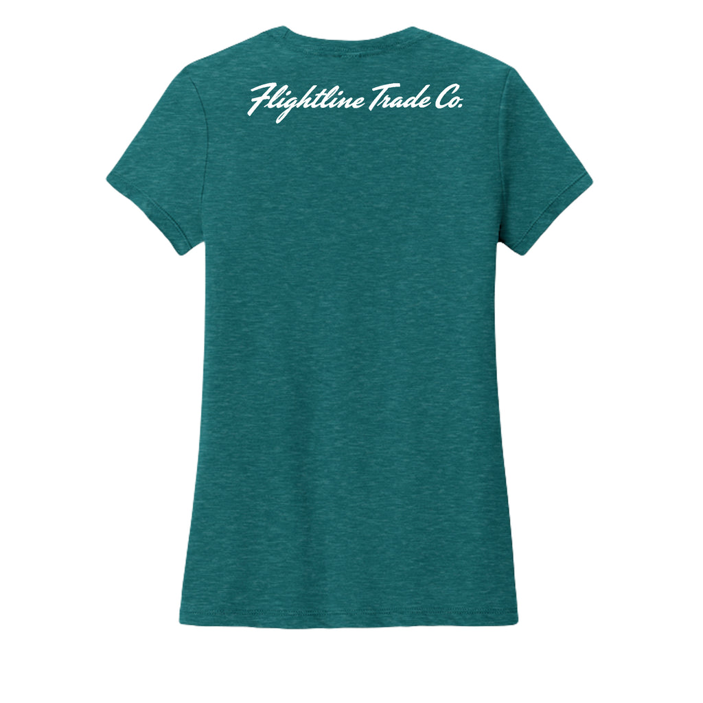 Heathered Teal - DM130L - BACK