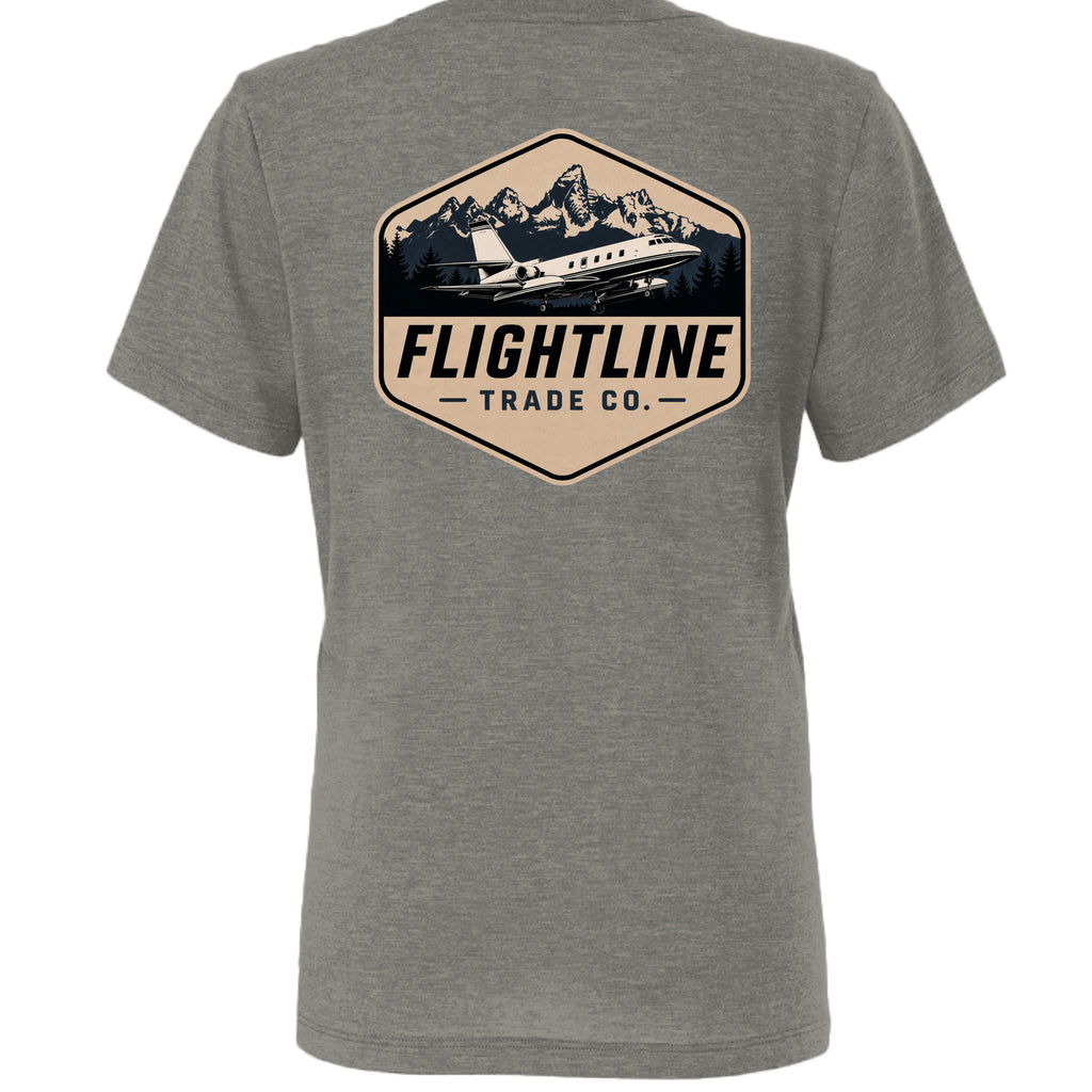 Charcoal-Black Triblend - 6413 - BACK