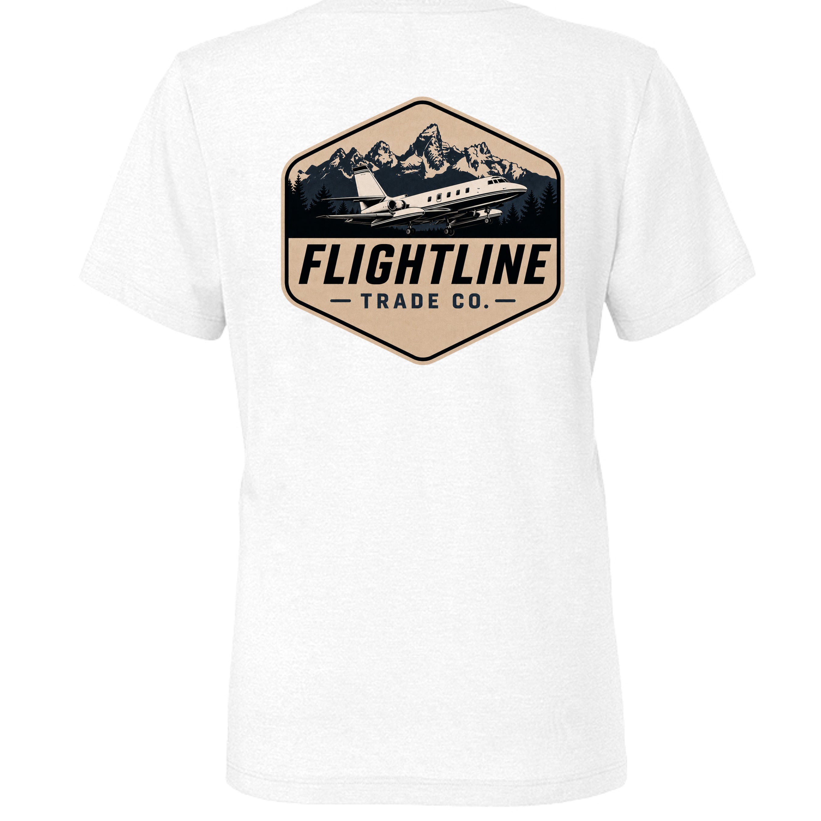 SOLID WHT TRIBELND - 6413 - BACK