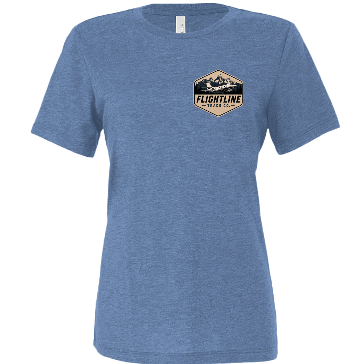Blue Triblend - 6413 - FRONT